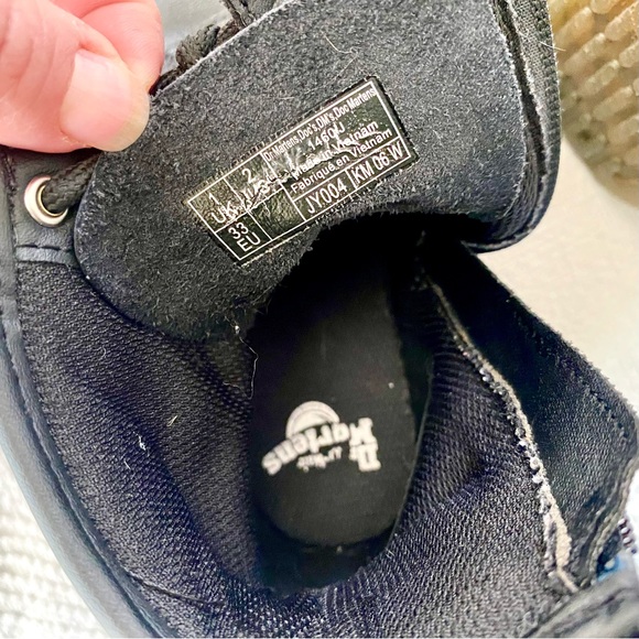 Dr. Martens Juniors Softy T Leather Boots Kids Size US2 UK1 EU33 - Picture 9 of 16